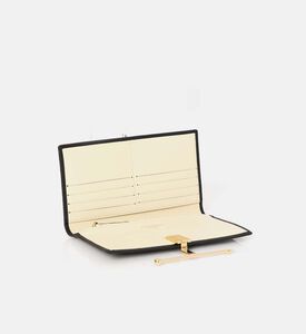 Strathberry Melville Street Large Wallet, Black, Packshot View