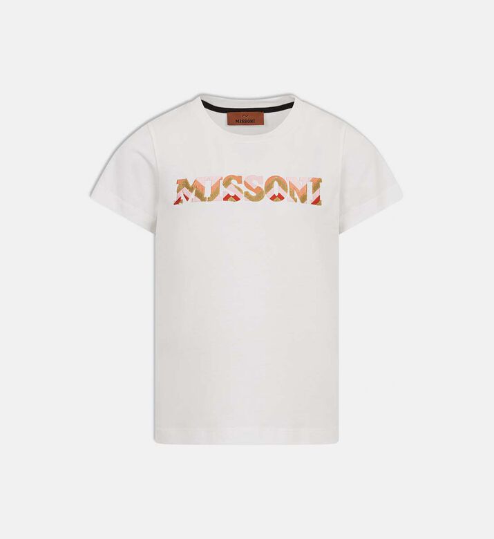 Knit Printed Logo T-shirt
