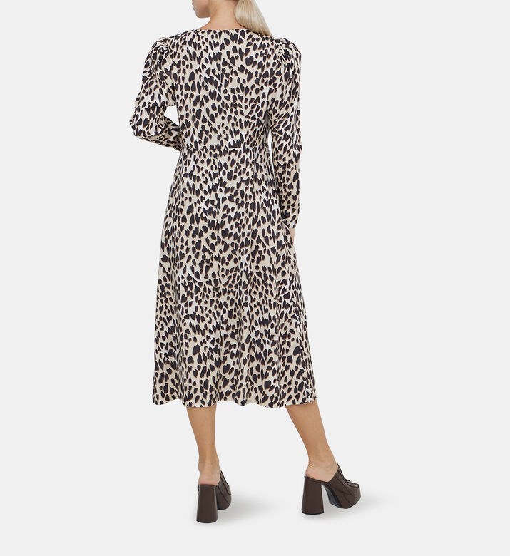Baguera Leopard-print Midi Dress Baguera Leopard-print Midi Dress