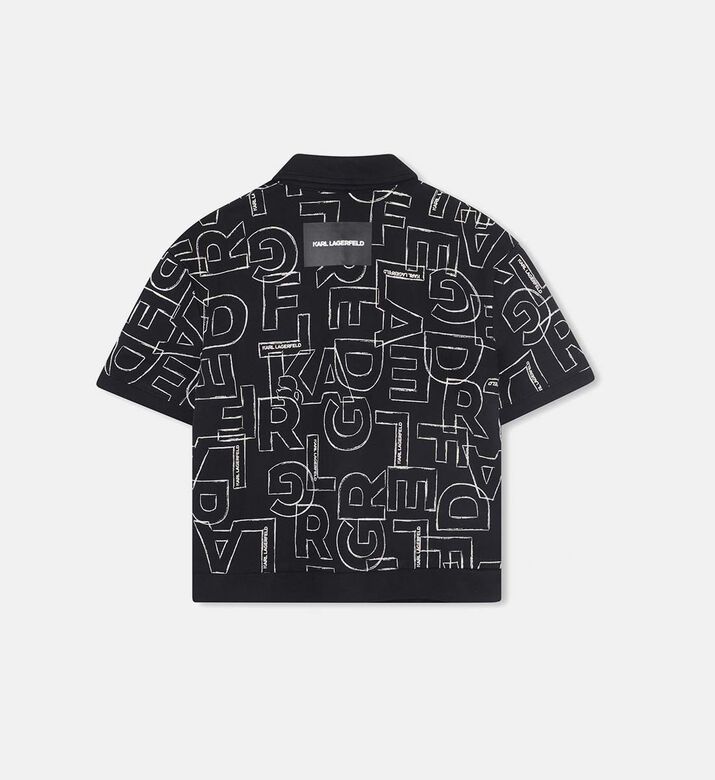 Heavy Cotton All-over Print Blouse