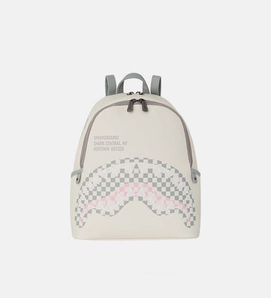 Checkered Design Zip Closure Bag