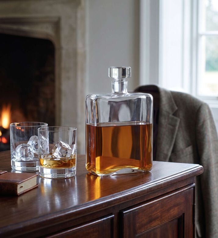 Lsa Cask Whisky Oblong Decanter 1 L, Model View