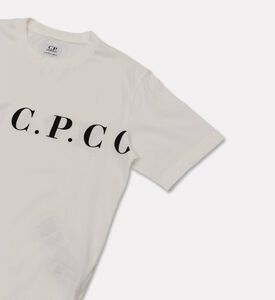 CP company Minimalist Logo-detail T-shirt, White, 12y, Packshot View