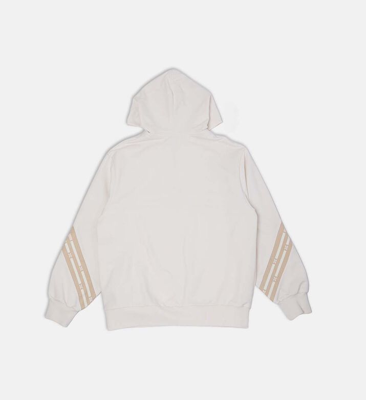 سويت شيرت بغطاء رأس بطبعة شعار