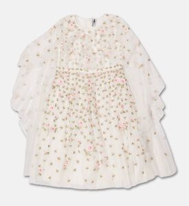 Needle & Thread Dress Bloom, White, 12y, Packshot View