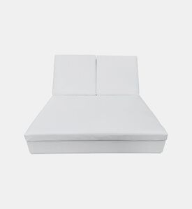 Home Deco and More Raja Aluminum Double Sun Lounger, Packshot View