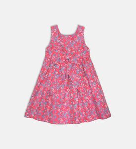 فستان بيلا بنقشة أزهار على كاملها للبنات