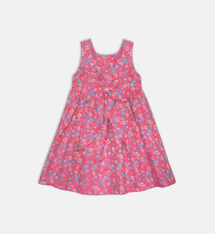 فستان بيلا بنقشة أزهار على كاملها للبنات