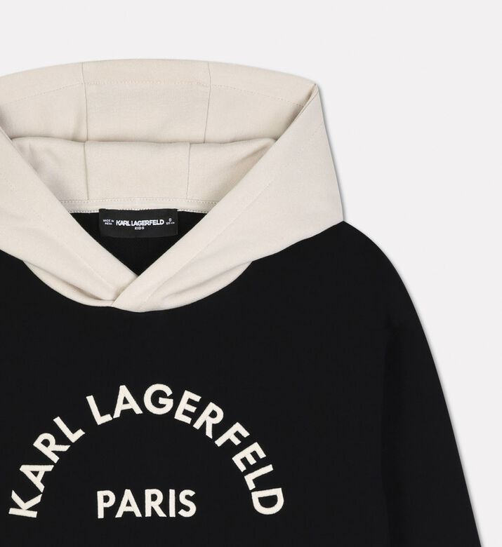 Karl Lagerfeld Contrast-hood Logo Hoodie, Packshot View