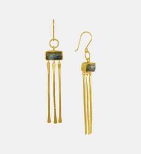 Ottoman Hands Labradorite Drop Earrings, Packshot View