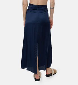 Zadig et Voltaire Side Slit Logo-embroidery Skirt, Model View
