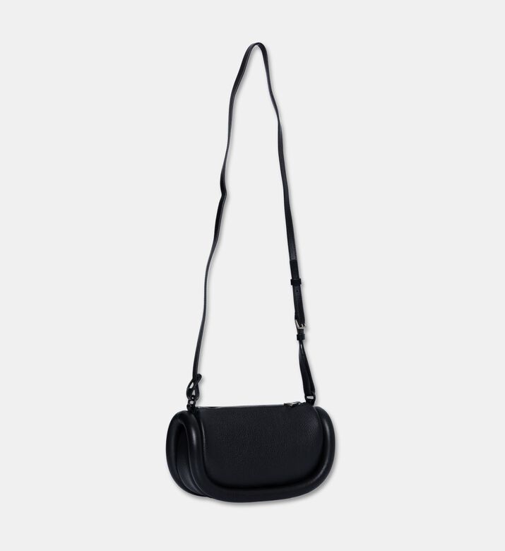 JW Anderson The Bumper-12 Leather Shoulder Bag, Black, Packshot View