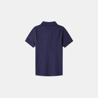 Logo Print Cotton Polo