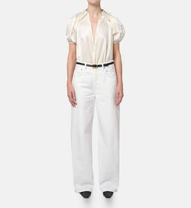 Citizen of Humanity Button Closure Baggy Pants, Model View