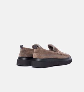 Wool Suede Slip-on Half-boots