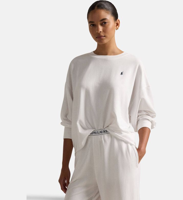 Polo by Ralph Lauren Galeries Lafayette Long-sleeve Pajama Set, Model View