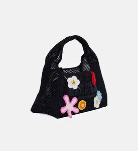 Crochet Top Handle Mini Sack Bag Crochet Top Handle Mini Sack Bag