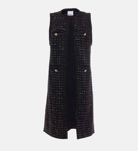 Weill Tweed Gold-toned Buttons Vest, Packshot View