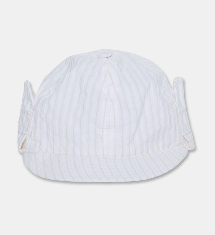 My First Collection Cotton Striped-print Baby Cap, Packshot View