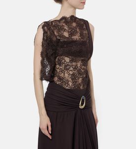 Christopher Esber Bodysuit Mahara, Dark-brown, 10, Model View