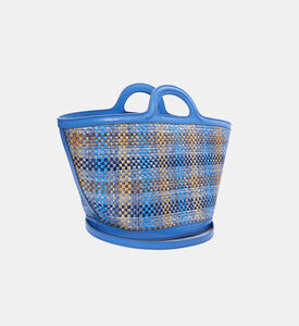 حقيبة رافيا تروبيكاليا صغيرة