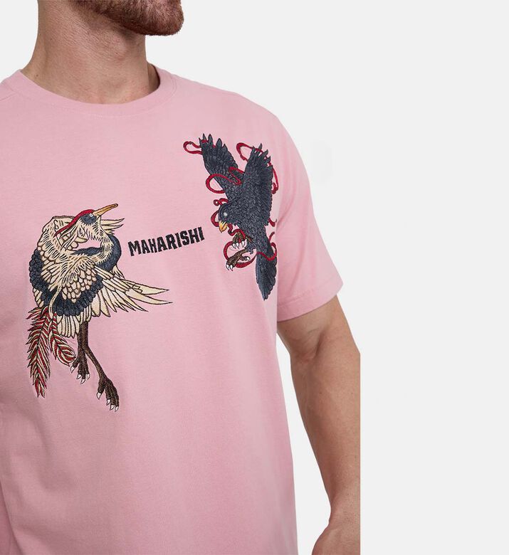 Embroidered Heron T-shirt