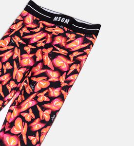 بنطال ليكرا بطبعة فراشة