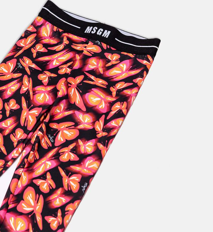 بنطال ليكرا بطبعة فراشة بنطال ليكرا بطبعة فراشة