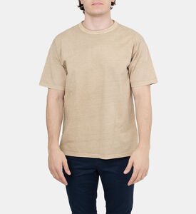 Cotton Plain Crewneck T-shirt