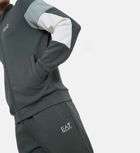 بدلة رياضية بمزيج قطن بطبعة شعار