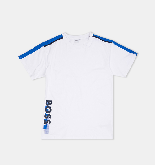 Boy Vertical Logo Printed T-shirt