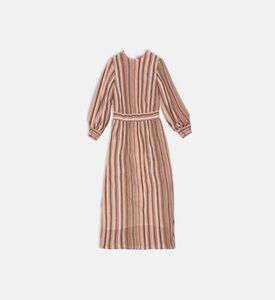 Chevron Knit Zigzag Pattern Dress