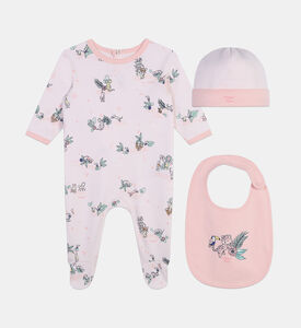 بيجاما بإغلاق كبس بطبعة على كامله