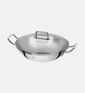 Plus Stainless Steel 3-ply Body Wok