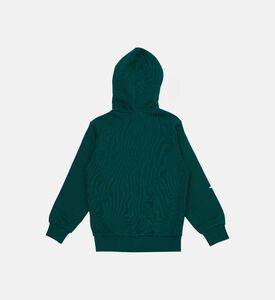 Champion Vertical Logo-print Full Zip-up Hoodie, Green, M, Packshot View