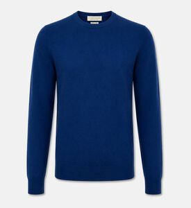 Galeries Lafayette Cashmere Crewneck Sweater, Blue, L, Packshot View