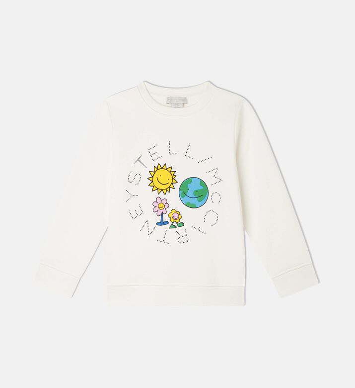 Graphic-print Crewneck Sweatshirt