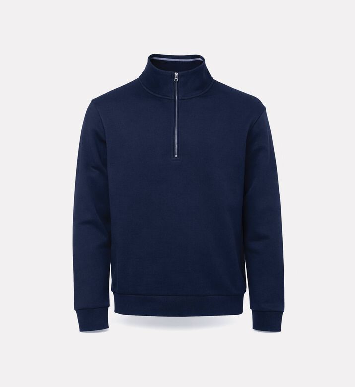 Hackett London Heritage Zip Fastening High Neck Long-sleeve Sweater, Packshot View