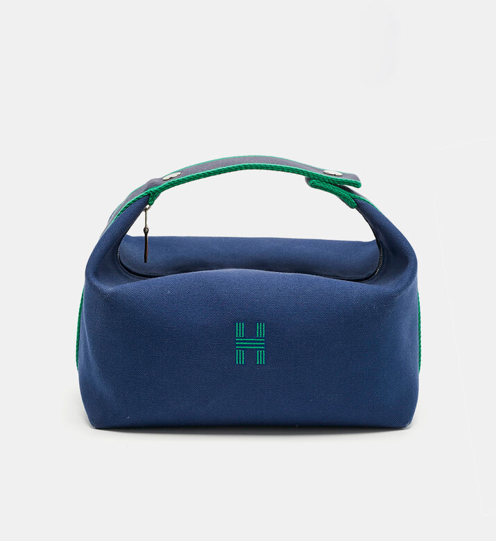 Hermes Preowned Hermes Marine Canvas Large Bride-a-brac Pouch, Packshot View Hermes Preowned Hermes Marine Canvas Large Bride-a-brac Pouch, Packshot View
