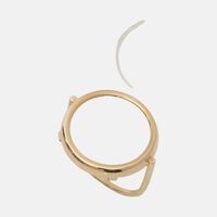 Ever Agate Disc Ring - 18k