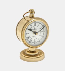 ساعة مكتب معدنية بشكل كرة أرضية