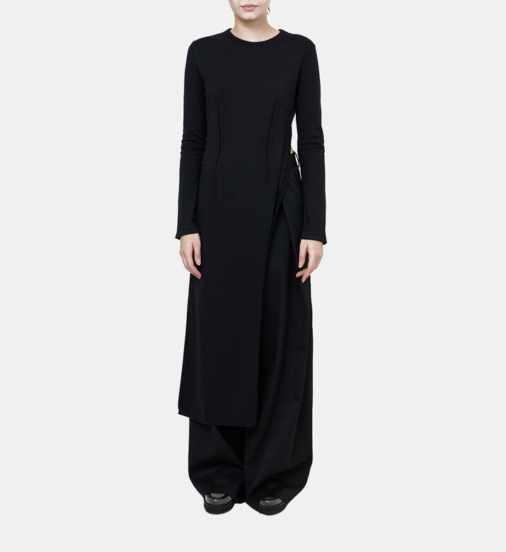 Black Asymmetrical Long Dress Black Asymmetrical Long Dress