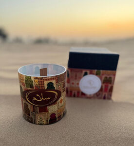 Tohfa Luxe Candle Wax Glass Peace, Packshot View