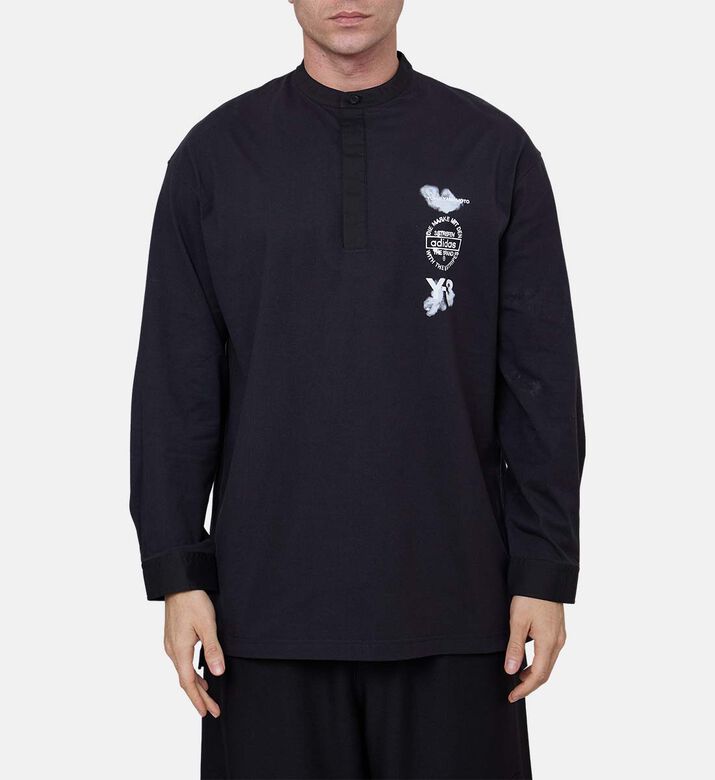 Cotton Regular-fit Long-sleeve Logo-print T-shirt