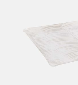 Platex Tropical Design Square Acrylic Tray, Brown, 46x36-cm, Packshot View