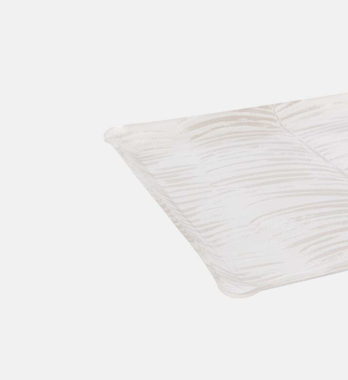 Platex Tropical Design Square Acrylic Tray, Brown, 46x36-cm, Packshot View