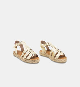 حذاء إسبادريل إلما جلد مفتوح من الأمام