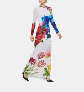 Delora Long Sleeve Crewneck Maxi Dress Delora Long Sleeve Crewneck Maxi Dress