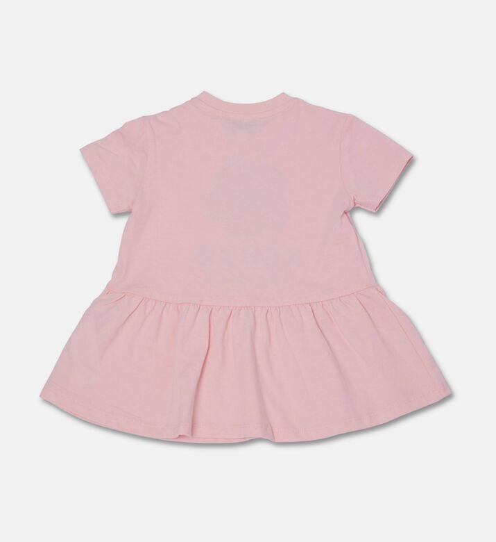 Kenzo Oversized Logo Print Dress, Pink, 9m, Packshot View
