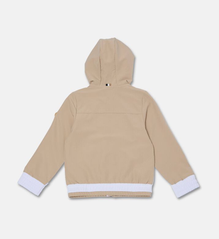 Boss Longs-sleeve Logo-print Hooded Sweatshirt, Packshot View